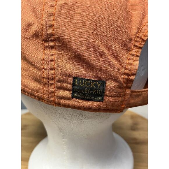 Lucky Brand rip stop hat Womens adjustable Special Issue 4 Leaf Clover Strapback - Picture 7 of 7